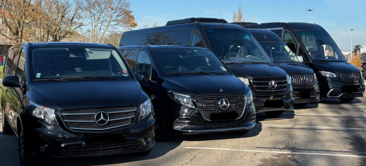 véhicules vip van XXL minibus sprinter Mercedes pour vos transport en station de ski de Savoie